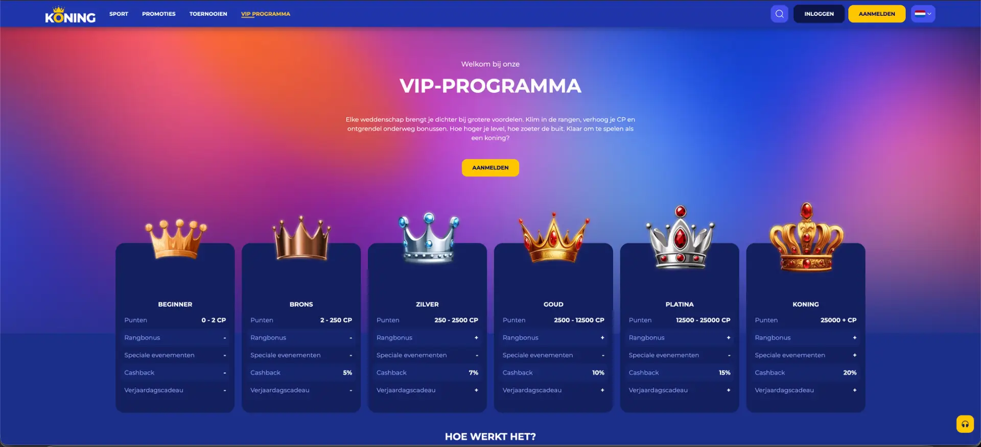 Koning VIP programma